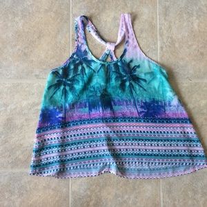 Aéropostale woman’s colorful sheer tank top.